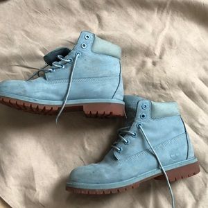 baby blue timberland boots